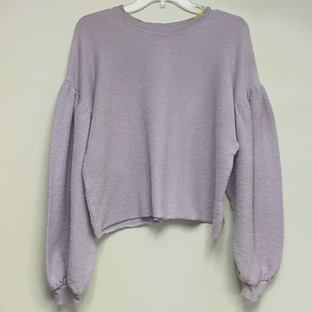 Free People Found My Friend Pullover Lilac